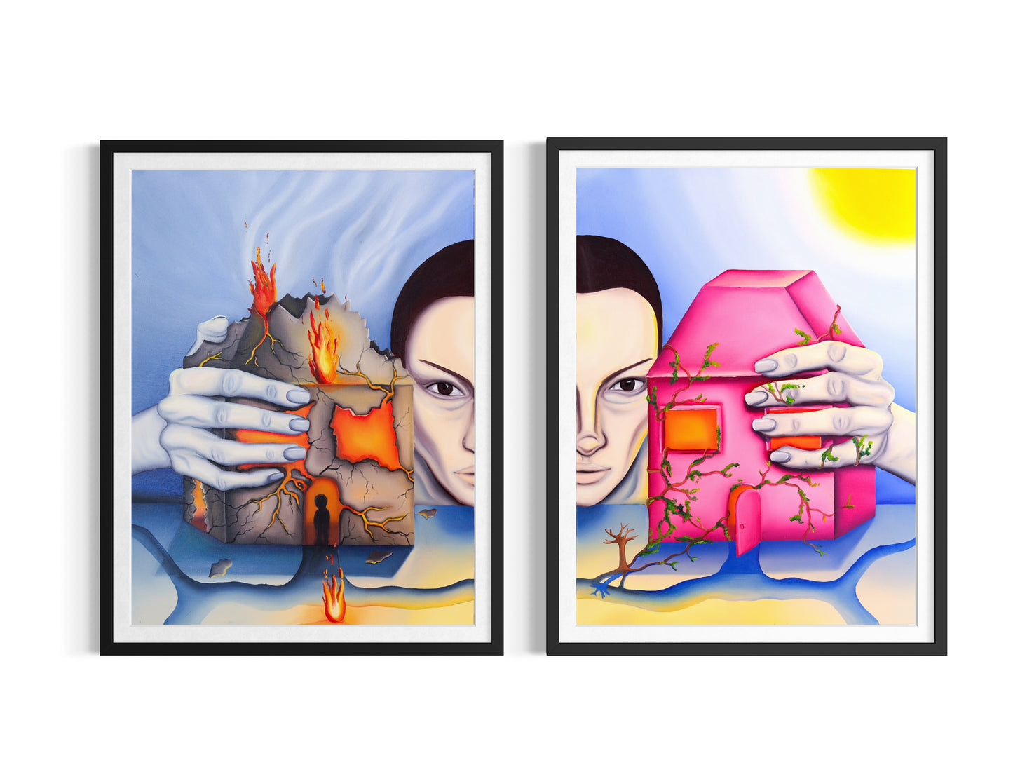 Print "Mes deux maisons 1"